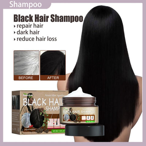 White-to-black Hair Color Dye Nourishing Repairing Shampoo