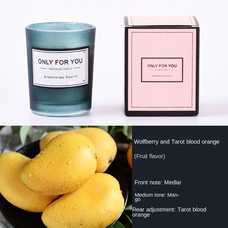 Aromatherapy candle glass