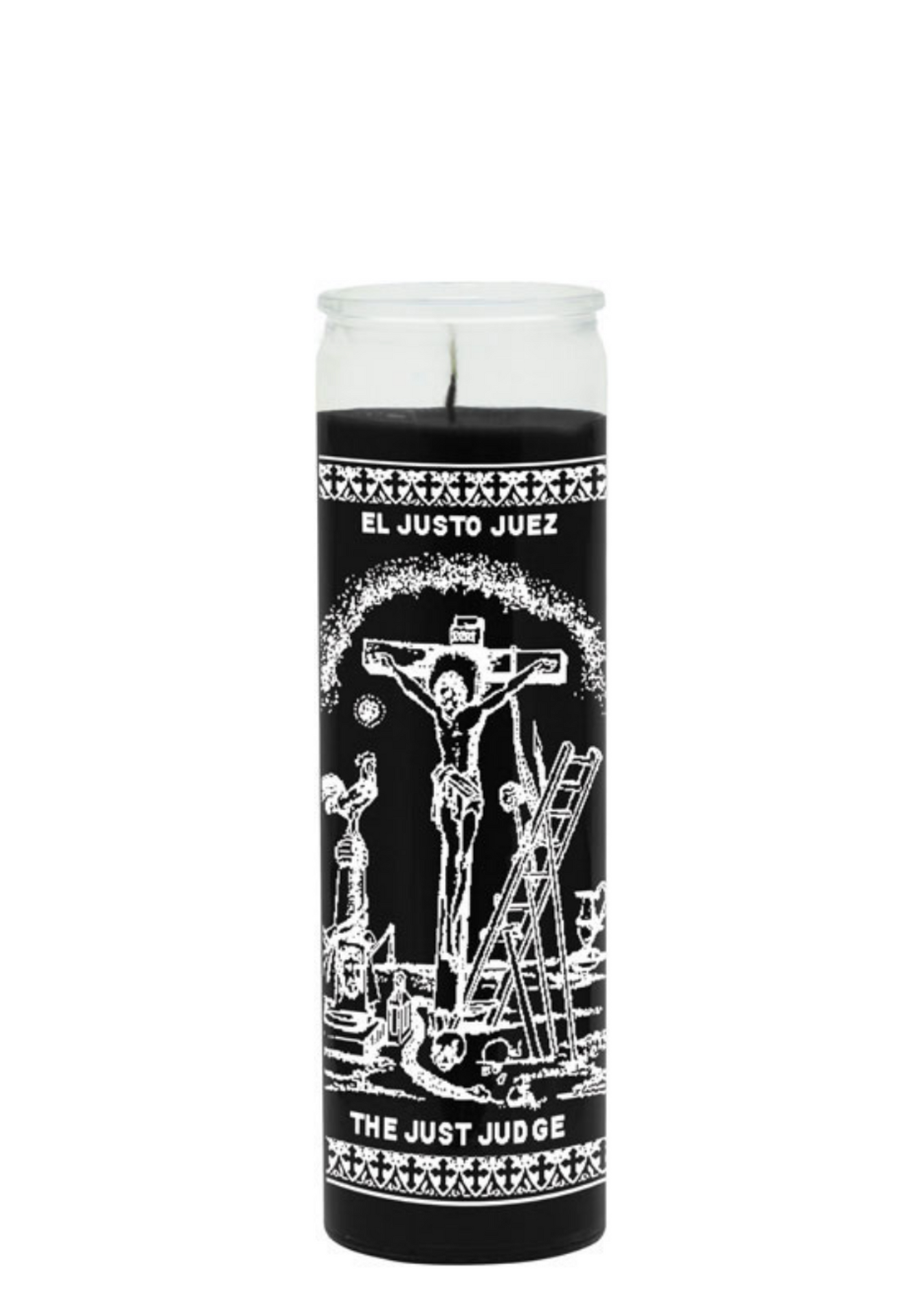 The just judge (black) 1 color 7 day candle