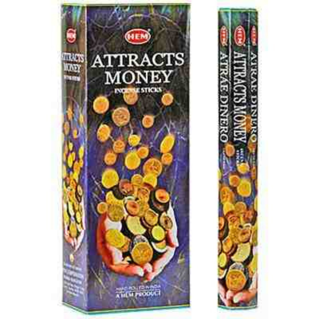 Hem Hexa Attracts Money Incense. 20 sticks pack