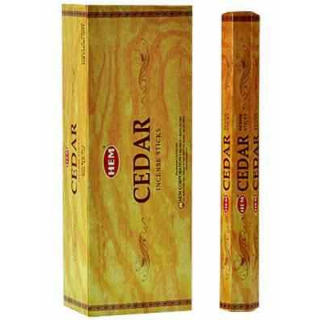 Hem Hexa Cedar Incense, 20 Sticks Pack