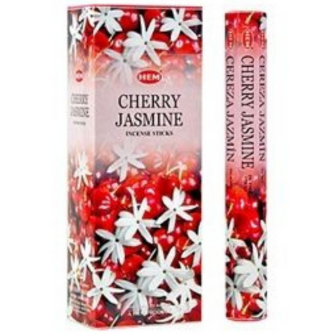 Hem Hexa Cherry Jasmine Incense, 20 Sticks Pack