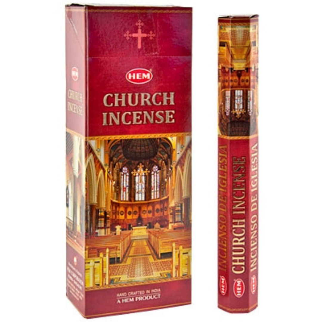 Hem Hexa Church Incense, 20 Sticks Pack