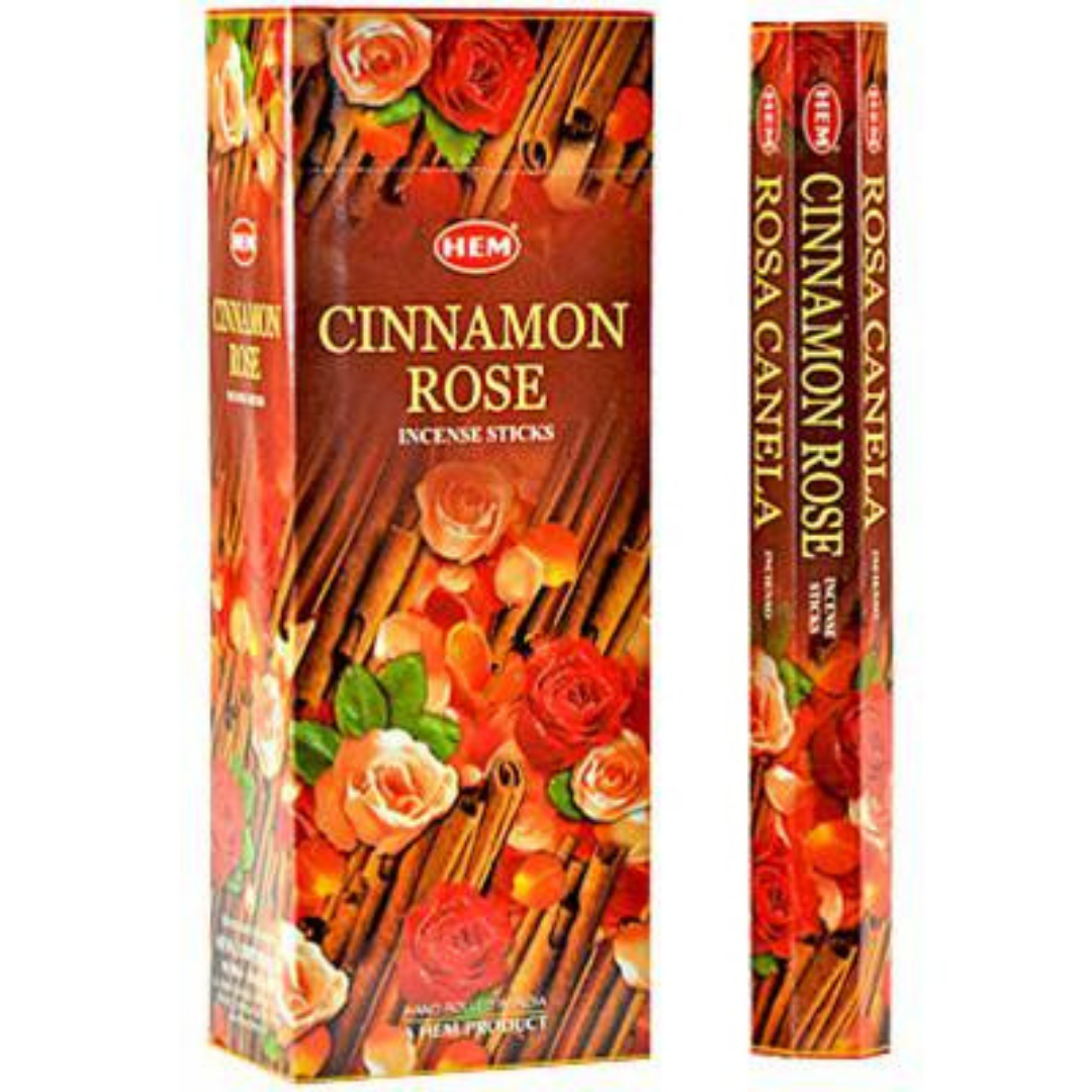 Hem Hexa Cinnamon Rose Incense