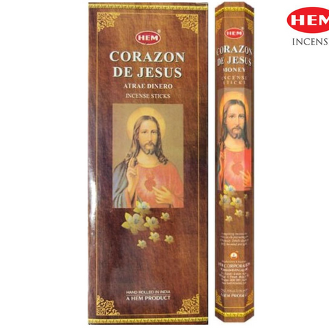 Hem Hexa Corazon De Jesus Incense