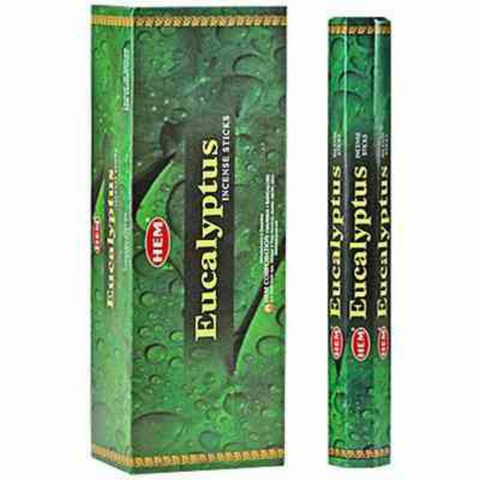 Hem Hexa Eucalyptus Incense, 20 Sticks Pack