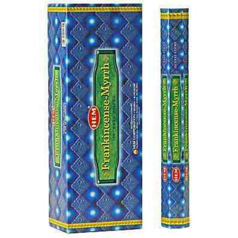 Hem Hexa Frankincense-Myrrh Incense, 20 Sticks Pack