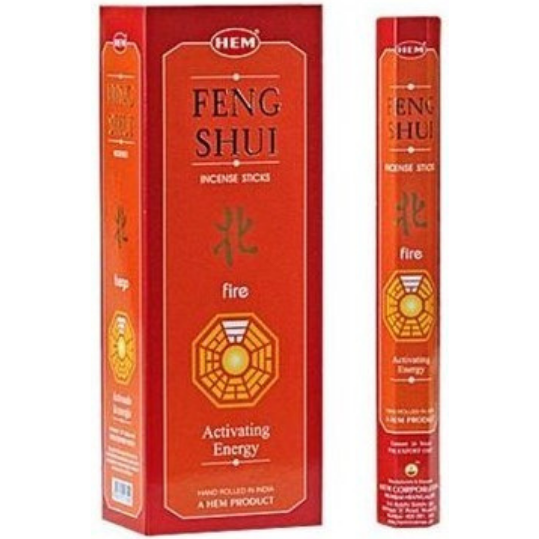 Hem Hexa Feng Shui Fire Incense, 20 Sticks Pack
