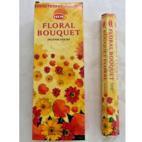 Hem Hexa Floral Bouquet Incense, 20 Sticks Pack