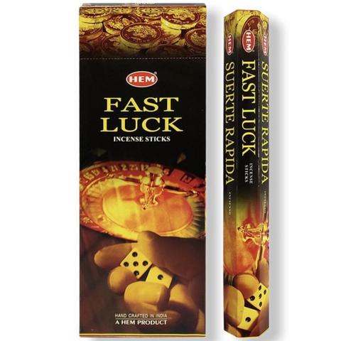 Hem Hexa Fast Luck Incense, 20 Sticks Pack