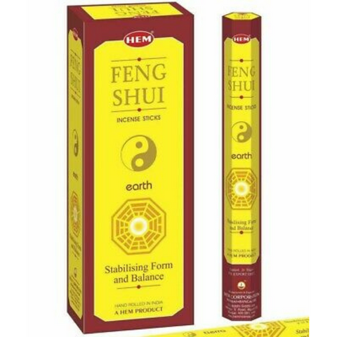 Hem Hexa Feng Shui Earth Incense, 20 Sticks Pack