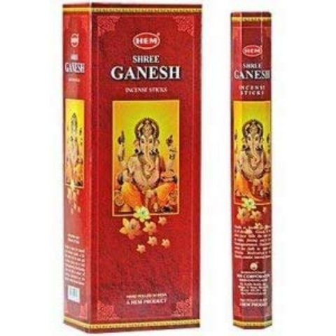Hem Hexa Ganesh Incense, 20 Sticks Pack
