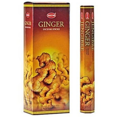 Hem Hexa Ginger Incense, 20 Sticks Pack