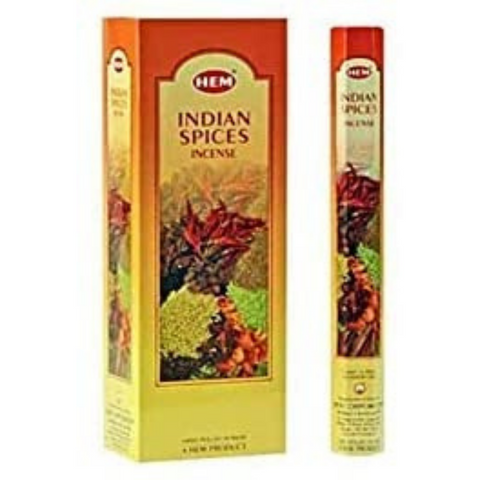 Hem Hexa Indian Spices Incense, 20 Sticks Pack