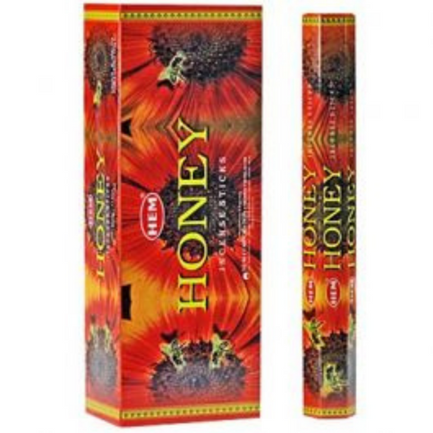 Hem Hexa Honey Incense, 20 Sticks Pack
