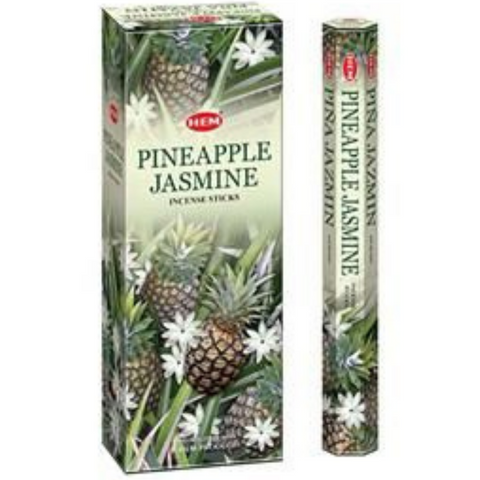 Hem Hexa Pineapple Jasmine Incense, 20 Sticks Pack