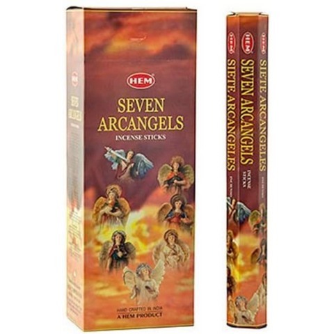 Hem Hexa Seven Arcangels Incense, 20 Sticks Pack