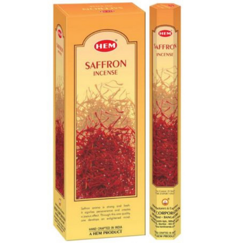 Hem Hexa Saffron Incense Sticks