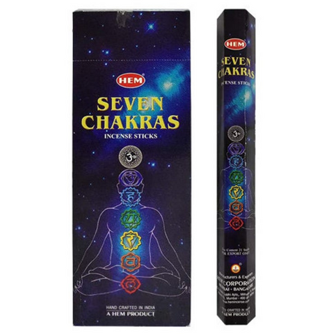 Hem Hexa Seven Chakras Incense Sticks