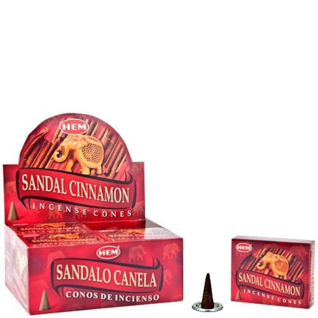 Hem Sandal Cinnamon Cone Incense