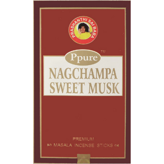 Ppure-Nagchampa Sweet Musk Incense Sticks