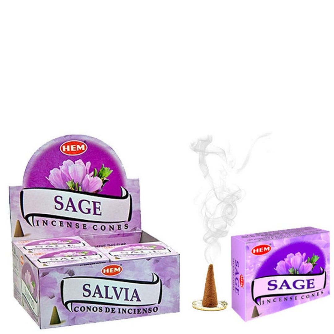 Hem Sage Cone Incense