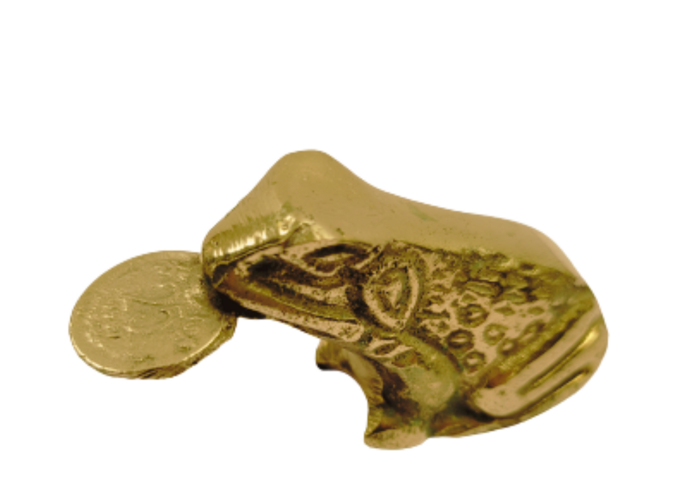 Brass Frog Cone Incense Burner