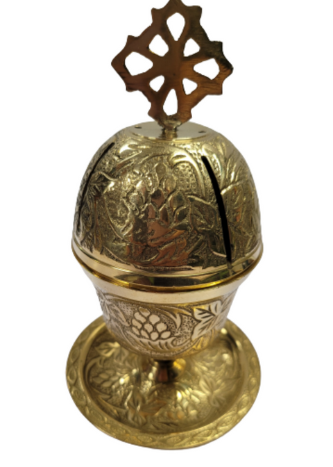 Brass Table Vigil Oil Lamp.