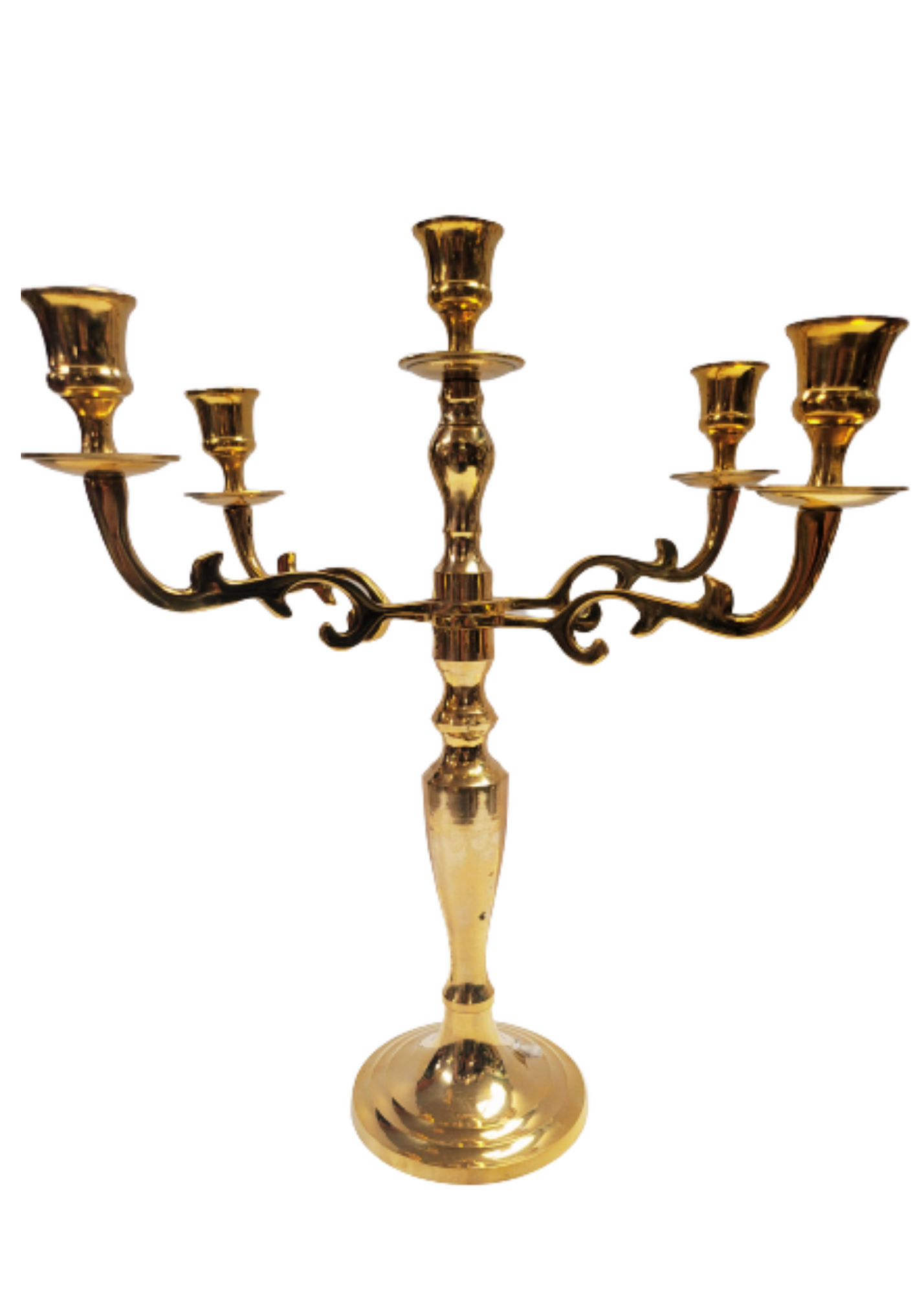 Brass Pilar Candle Holder