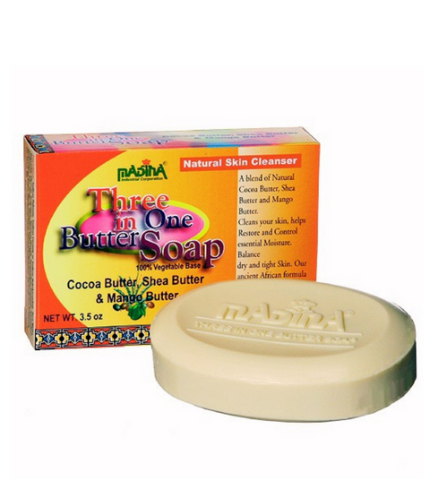 Madina Three in One Butter Soap (cocoa butter, shea butter and mango butter)