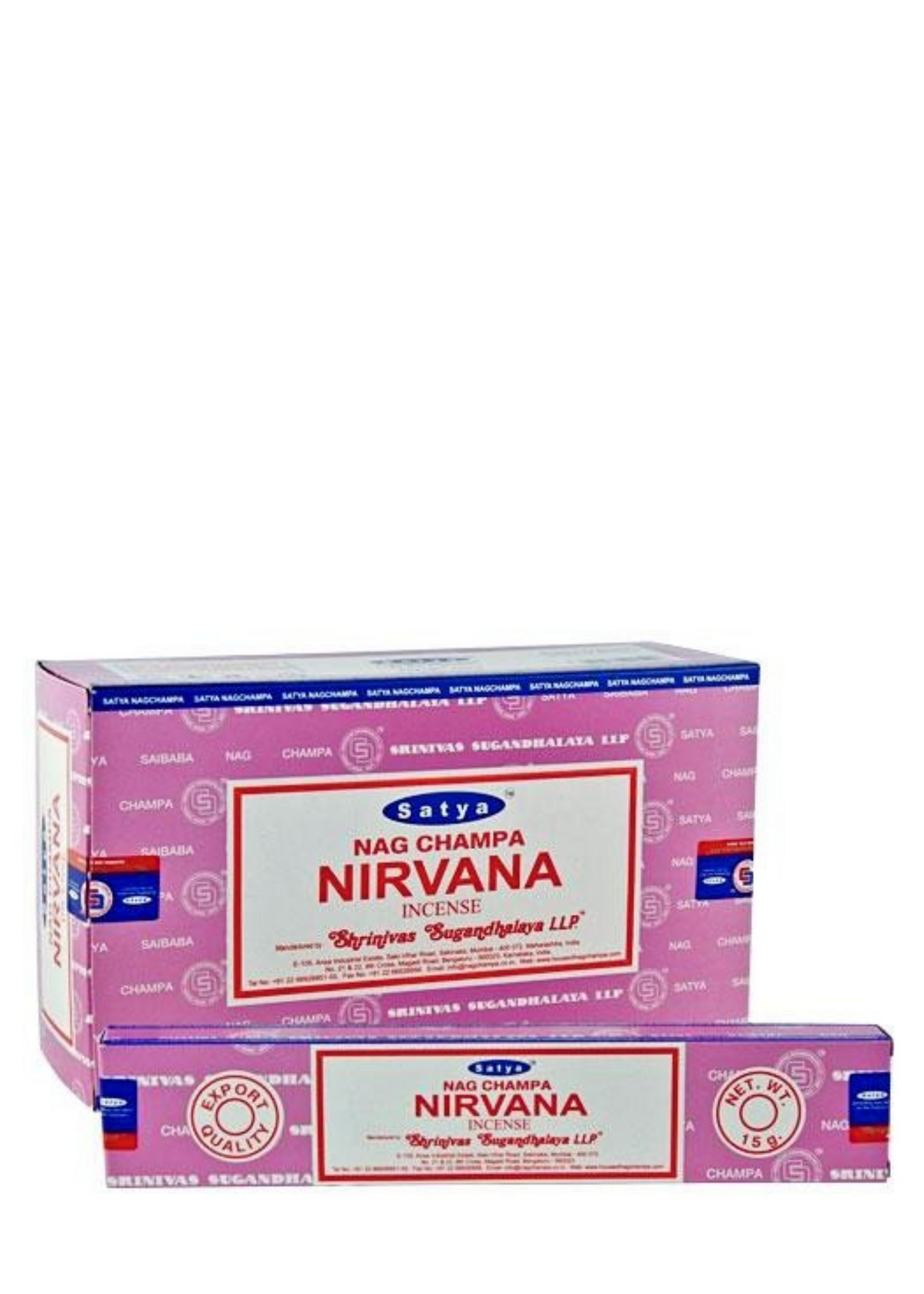 Satya Nag Champa Nirvana Incense