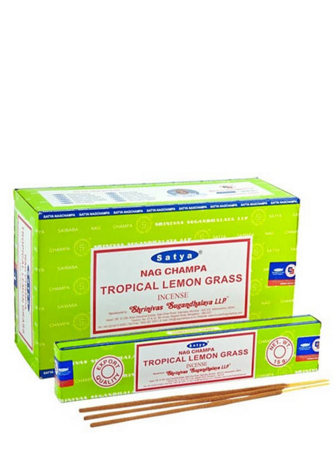 Satya Nag Champa Tropical Lemon Grass Incense