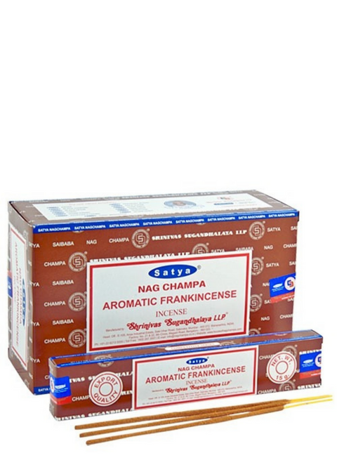 Satya Nag Champa Aromatic Frankincense Incense