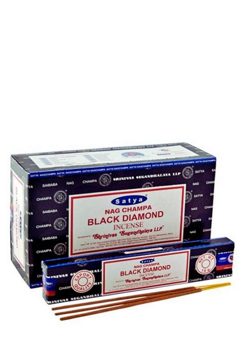 Satya Nag Champa Black Diamond Incense