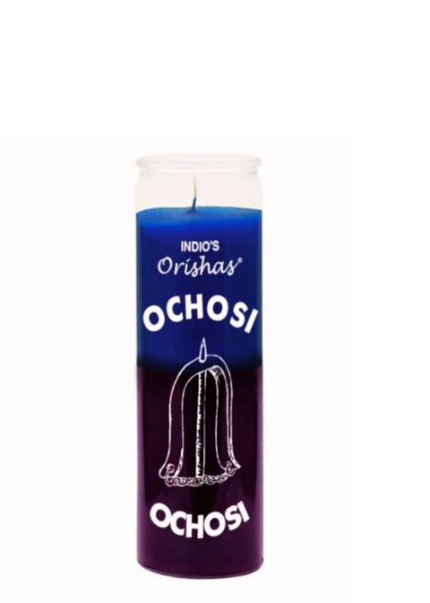 OCHOSI-ORISHAS (Purple and Blue) 7 DAY CANDLE