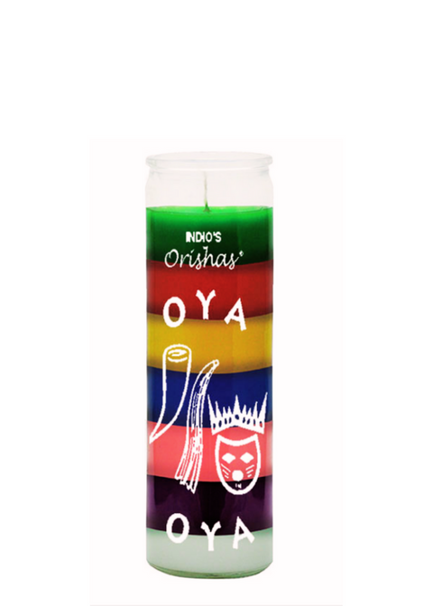OYA--ORISHAS (Seven Color) 7 DAY CANDLE