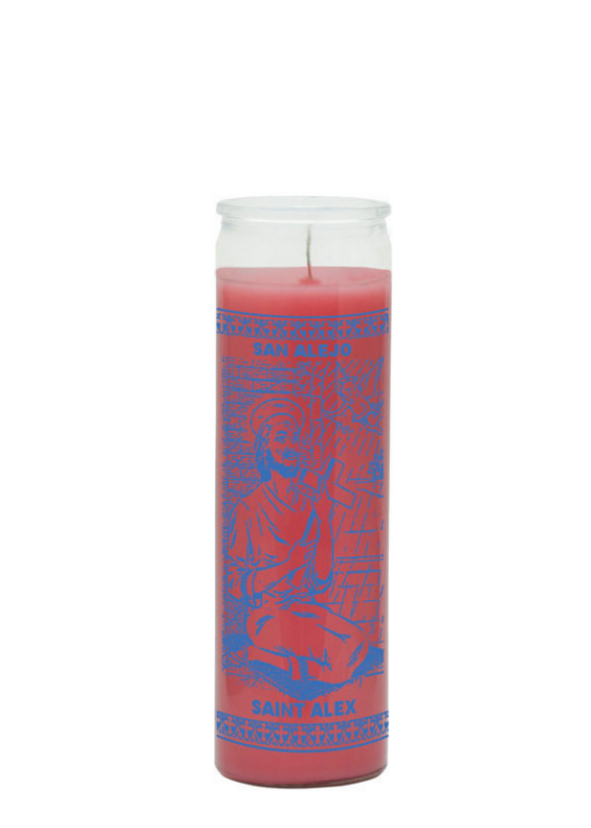 SAINT ALEX (Pink) 1 COLOR 7 DAY CANDLE