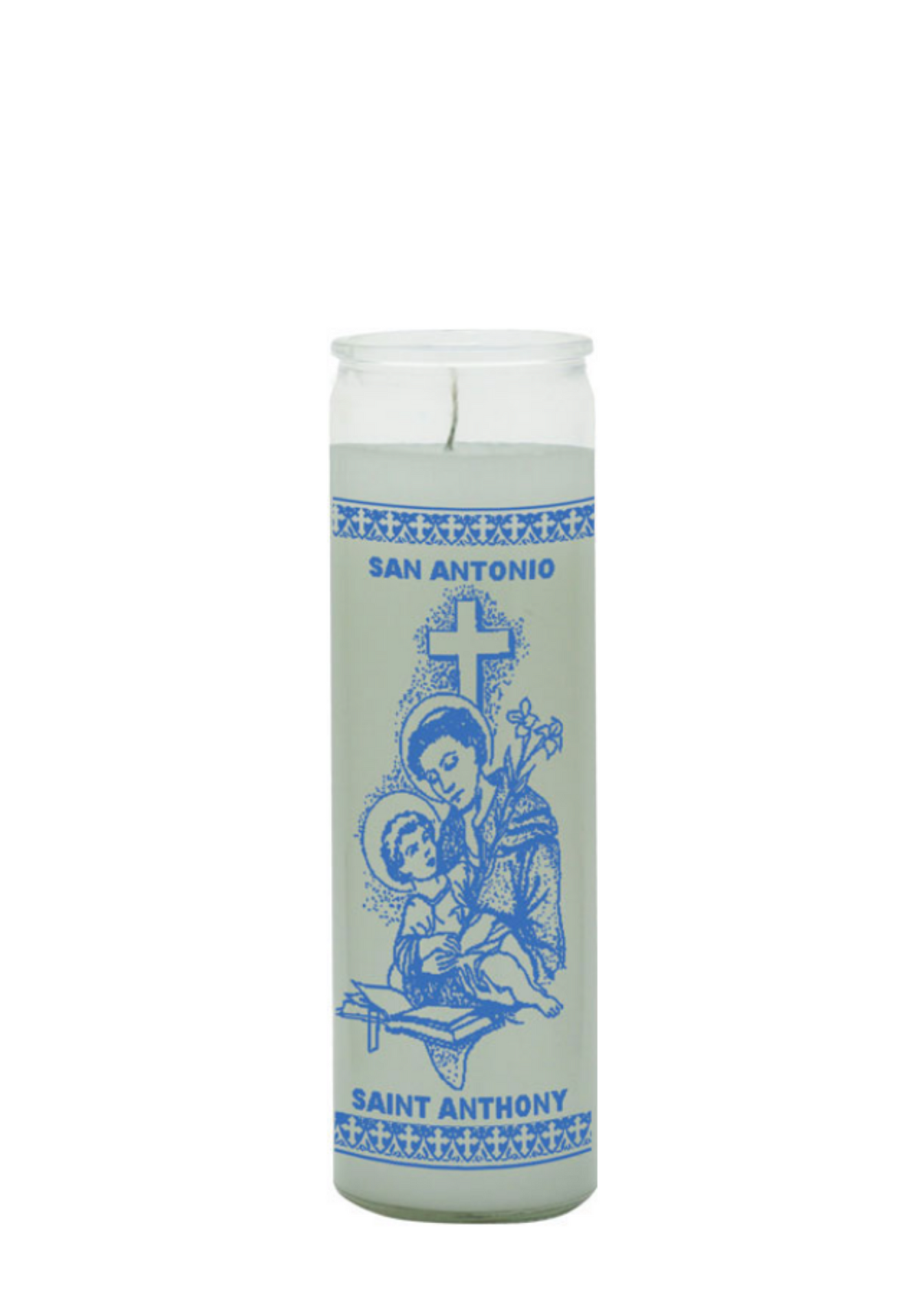 SAINT ANTHONY (White) 1 COLOR 7 DAY CANDLE