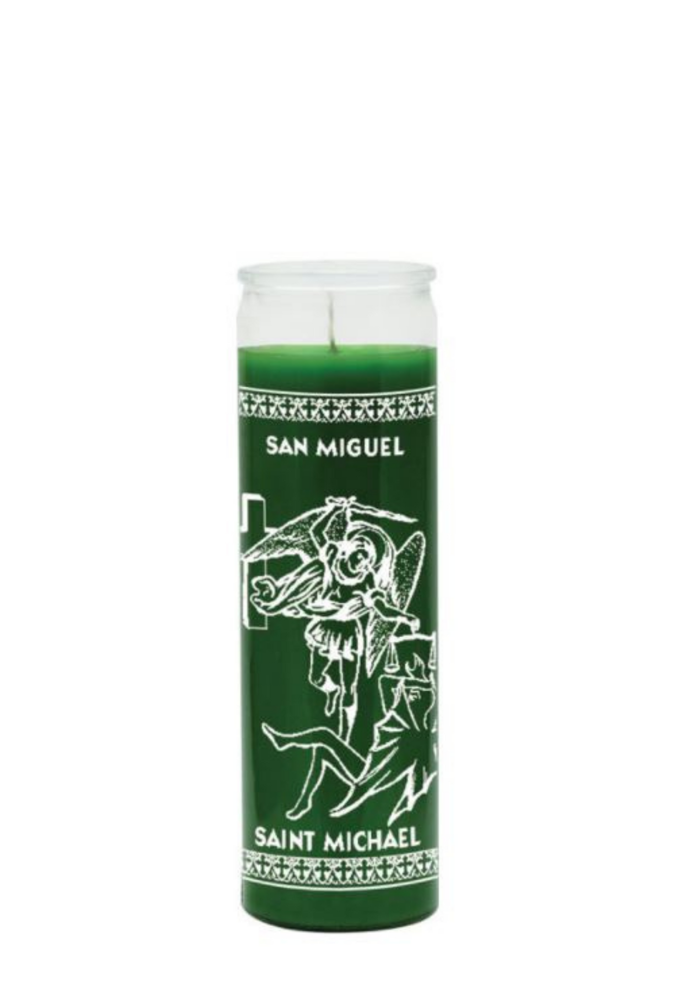 SAINT MICHAEL (Green) 1 COLOR 7 DAY CANDLE