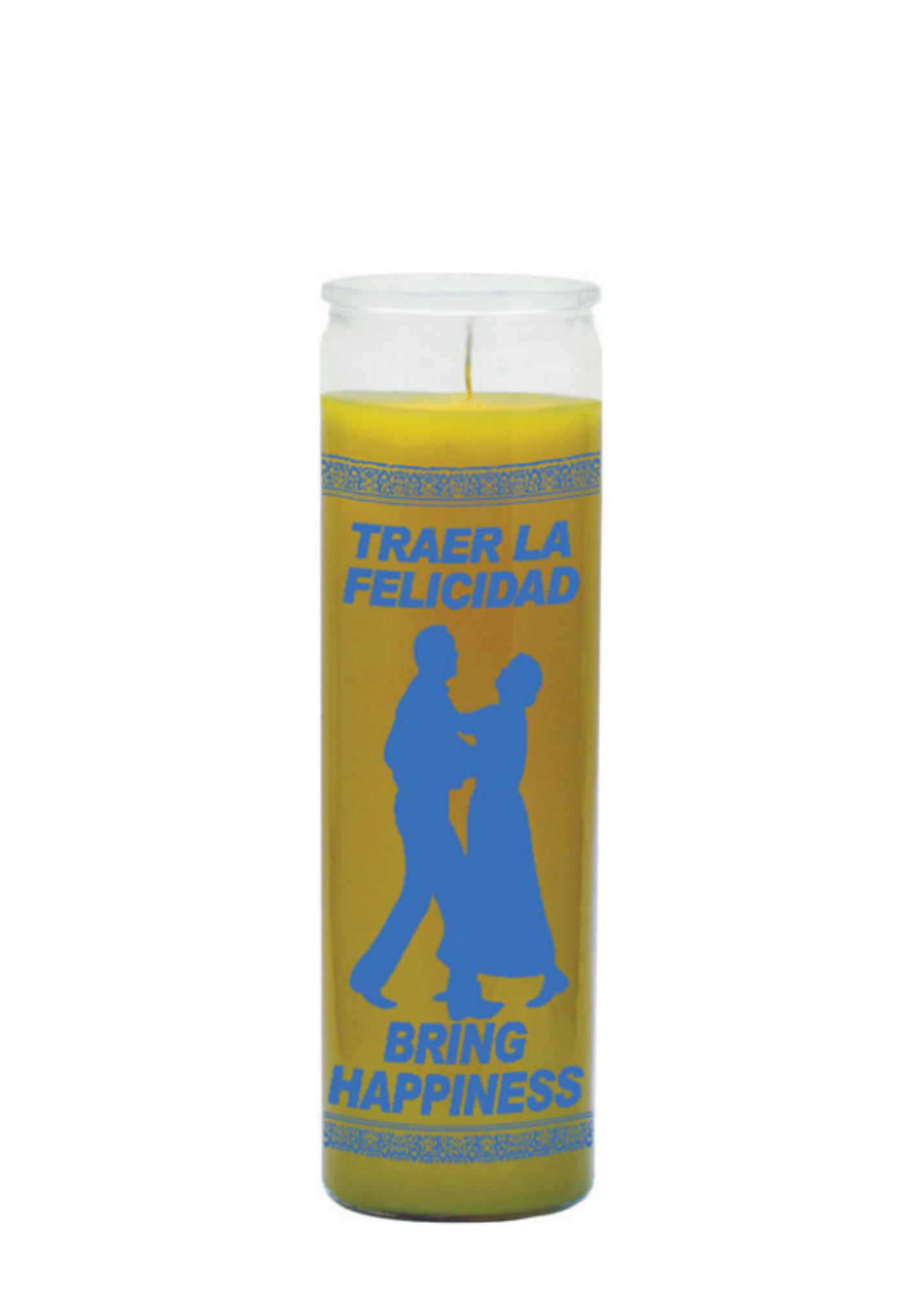 Bring happiness (yellow) 1 color 7 day candle