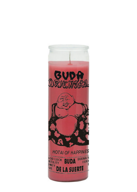 Budda oriental (pink) 1 color 7 day candle