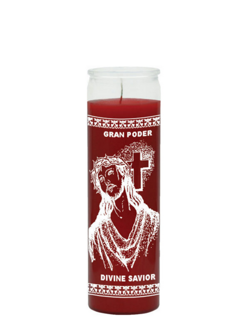 Divine savior (red) 1 color 7 day candle