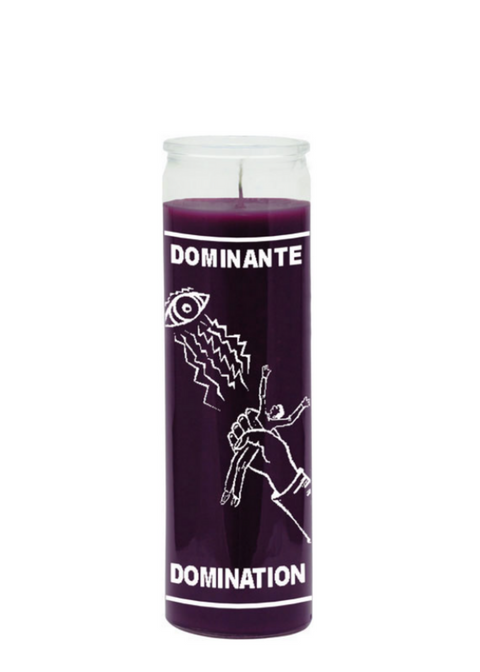Domination (purple) 1 color 7 day candle