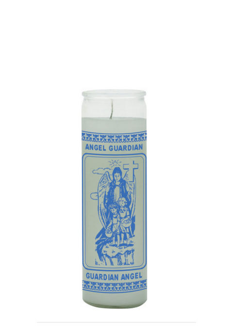 Guardian angel (white) 1 color 7 day candle