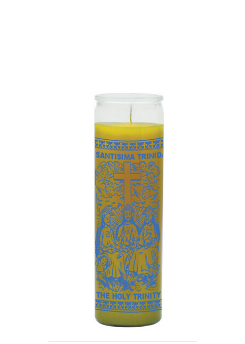 Holy triniy (yellow) 1 color 7 day candle