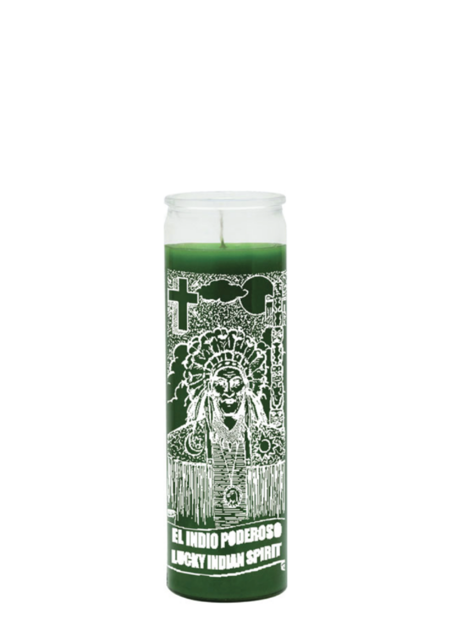 Indian spirit 1 color (green) 7 day candle