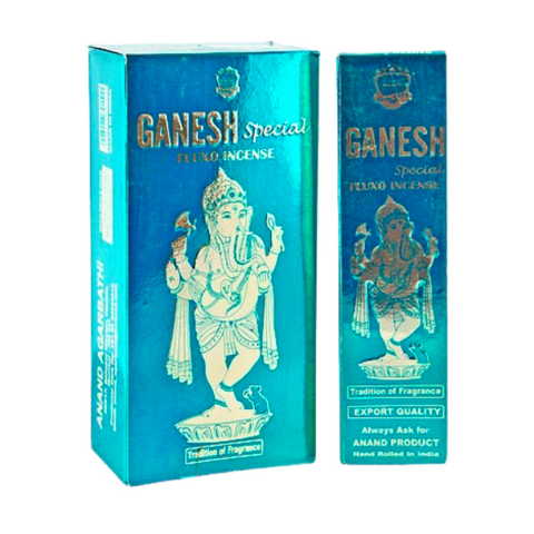 Ganesh Special Fluxo Incense - 25 Gram Pack (12 Packs Per Box)