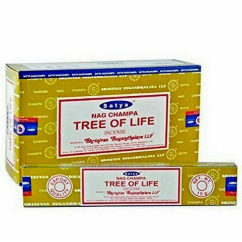 Satya Nag Champa Tree Of Life Incense Sticks