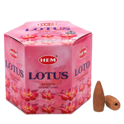 Hem Lotus Backflow Cone Incense