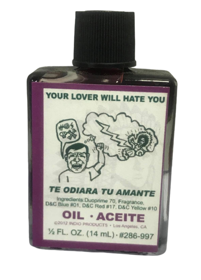 Your Lover Will Hate You Wish Oil